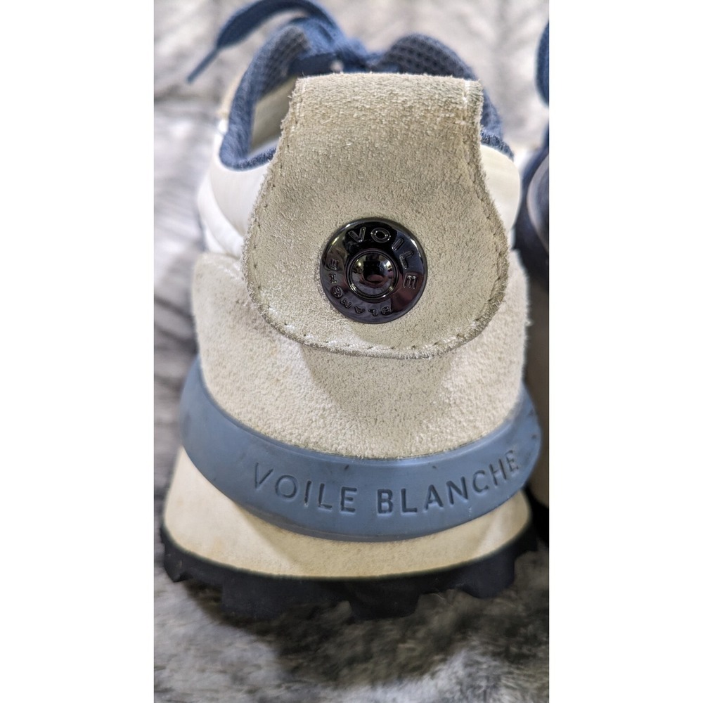 Voile Blanche Qwark Designer Shoes Italy Bedazzle Suede Sneakers Women 37 US 6.5 - Picture 12 of 16